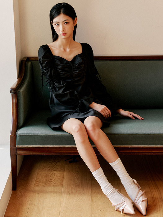 APHRODITE Heart Neck Dress(아프로디테)_BLACK