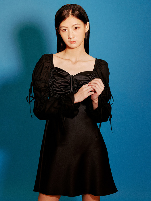 APHRODITE Heart Neck Dress(아프로디테)_BLACK