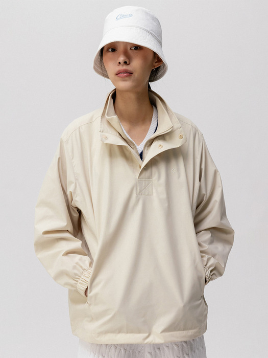 [24SS clove] Breezy Neck Pullover (Beige)