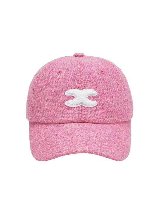 Logo Harris Tweed Cap_Pink