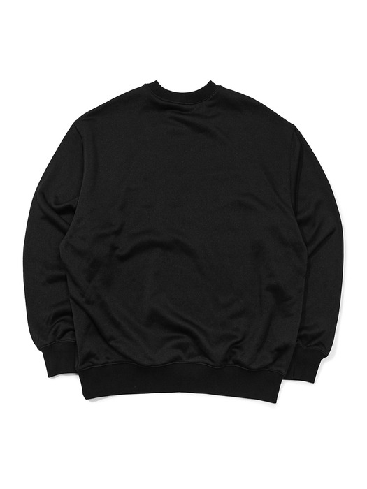 Jersey Sweat Shirt -Black-