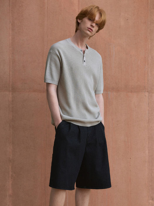 Carpenter Denim Bermuda Pants 3color