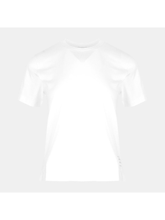 톰브라운 여성 릴렉스드 핏 사이드 슬릿 티셔츠 FJS036A05398 100