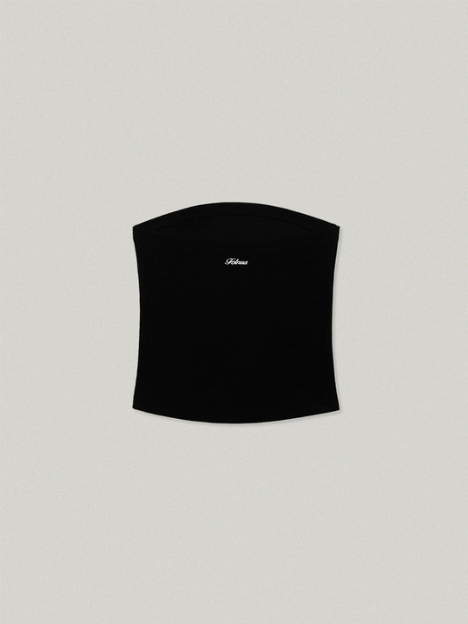 CLOVER TUBE TOP [BLACK]