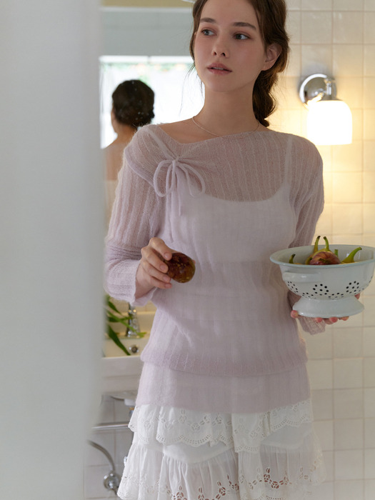 Dearest mohair knit (lavender)