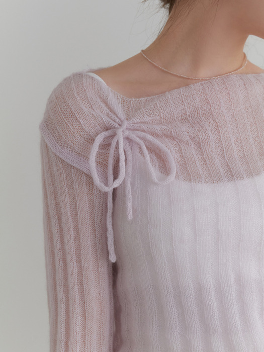 Dearest mohair knit (lavender)