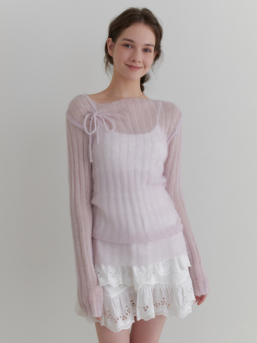 Dearest mohair knit (lavender)