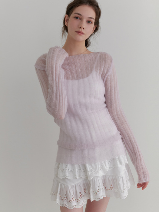 Dearest mohair knit (lavender)