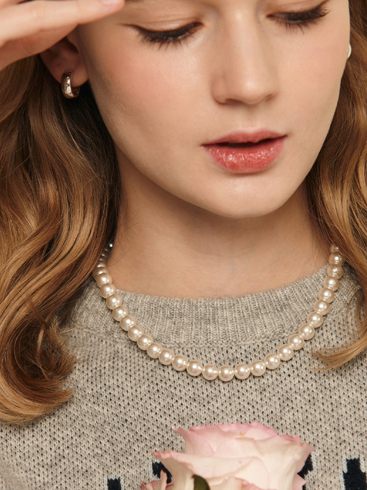 [925silver]Classic pearl necklace(8mm)