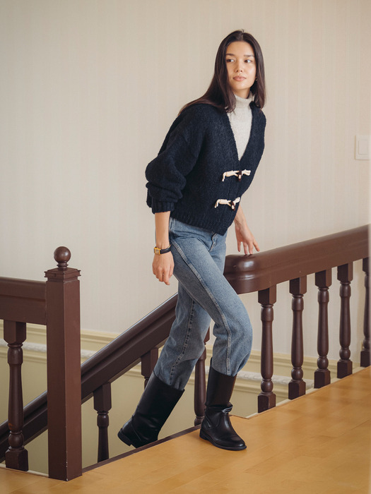 Classic straight denim pants_Blue