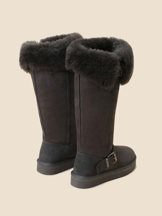 Shearing long boots(grey)_DG3BW24702GRY