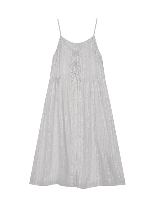 LACE CHIFFON ONE PIECE (GREY)