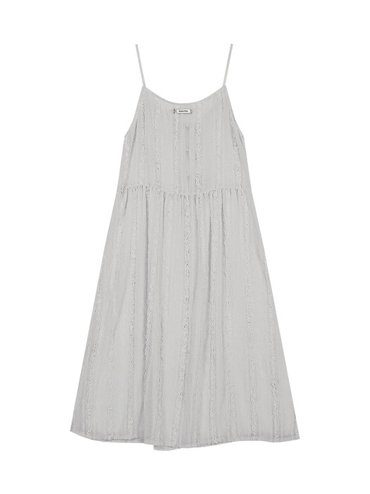 LACE CHIFFON ONE PIECE (GREY)