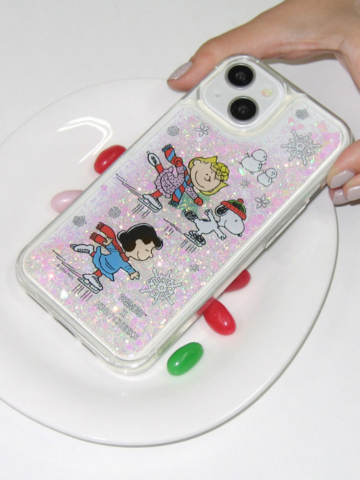 Ice skating glitter case_HC249DGP002O