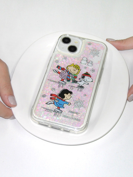 Ice skating glitter case_HC249DGP002O