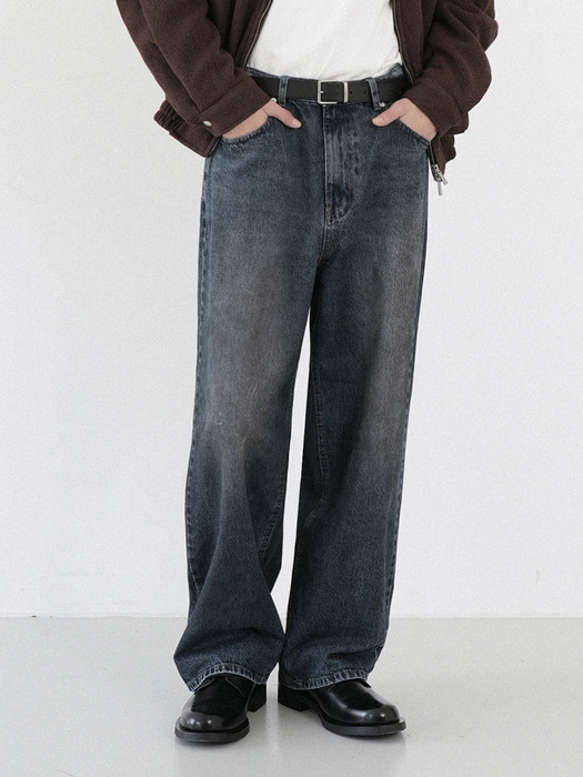 [-6cm 숏버전 추가] M245 MAC WIDE DENIM PANTS_BLUE