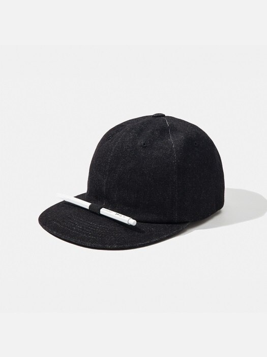 [OUTMODE] DENIM PENCIL CAP - BLACK DENIM 