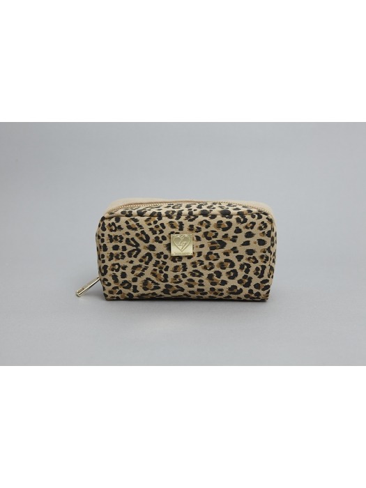 leopard pouch (beige)