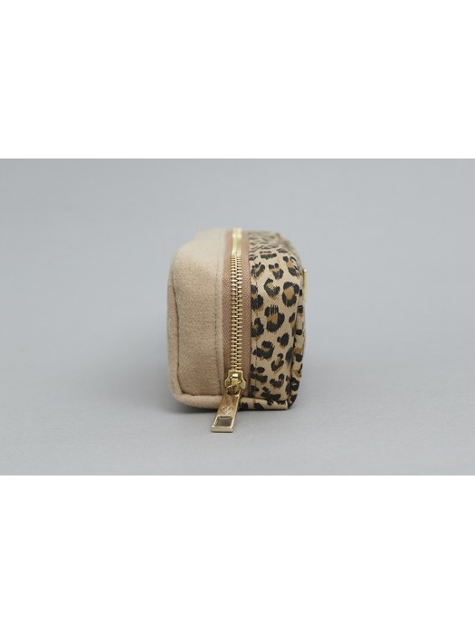 leopard pouch (beige)