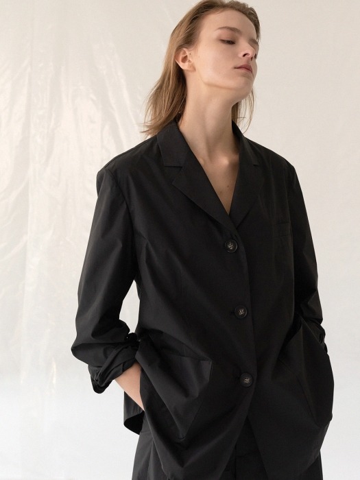 19LE summer blazer (black)