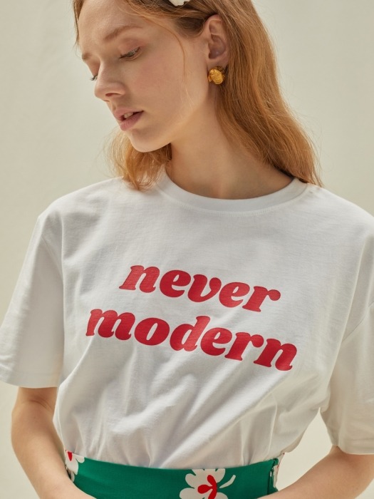 M Never Modern Tshirt_WH