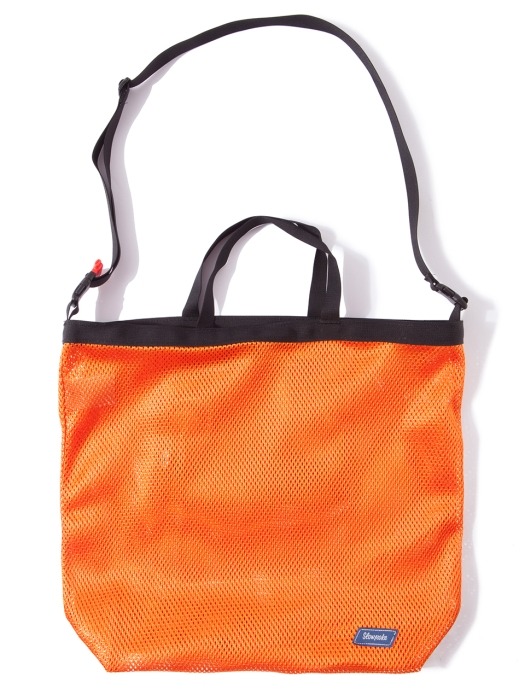 Mesh Cross Bag -Orange-