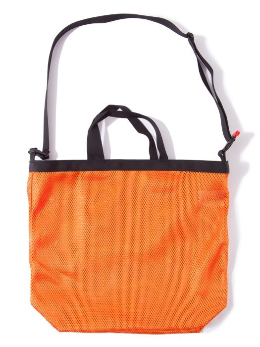 Mesh Cross Bag -Orange-