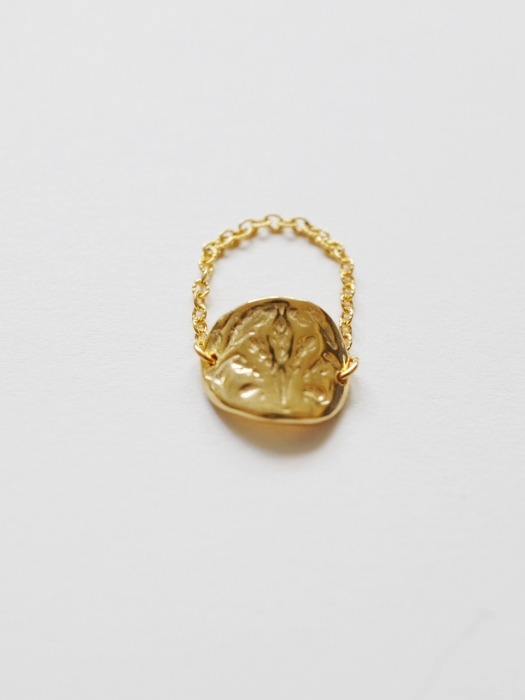 Oat Chain Ring (Gold)