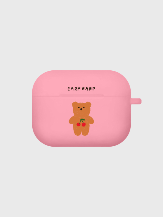Cherry big bear-pink(Air pods pro)