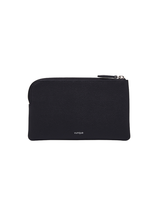 Magpie Zipper Pouch (맥파이 지퍼 파우치) Black