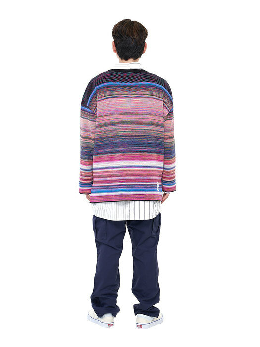 8D007 - OVERSIZED PSYCHEDELIC PULLOVER