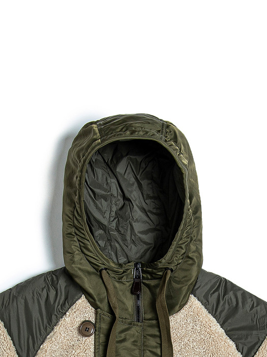 BOA N-3B JACKET / BEIGE & OLIVE