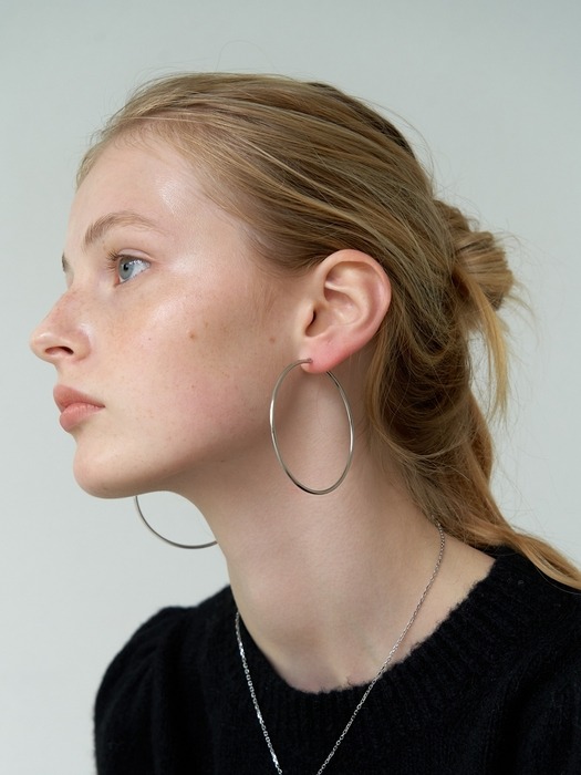 [Surgical] Big Ring Earrings