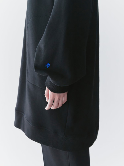 Volume Sleeve Hoody Dress - Black (KE0Y71M015)