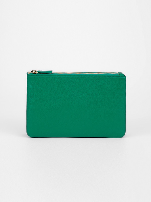 POUCH-DOUBLE-GREEN[LESAC]