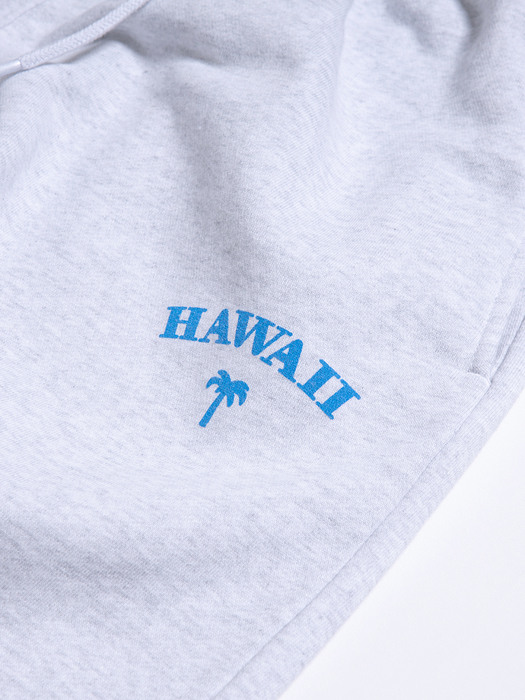 HAWAII SWEAT PANTS (1% MELANGE)