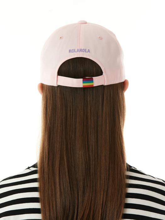 (CH-21101) ROLA ARCHIVE BALL CAP PINK