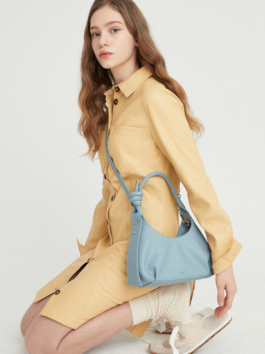 rope chain bag _ Cashmere Blue