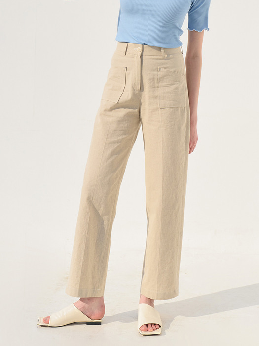 monts 1277 relax-fit linen pants
