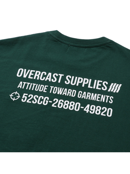 SUPPLY Pocket T-shirts (FOREST GREEN)		