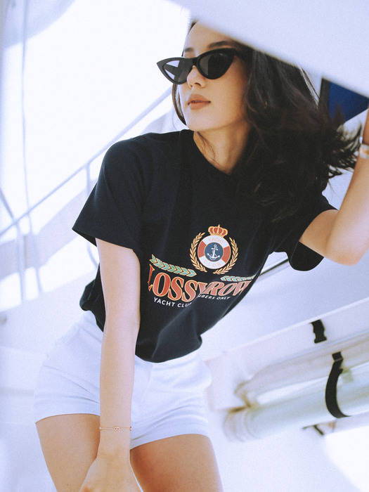 Laurel Half-Sleeve T-shirt Navy