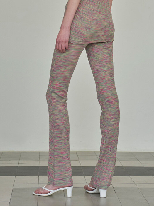 COLOR MIX BANDING PANTS(PINK)