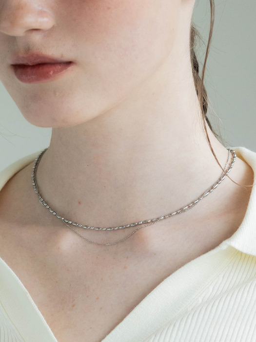 two way volume chain necklace