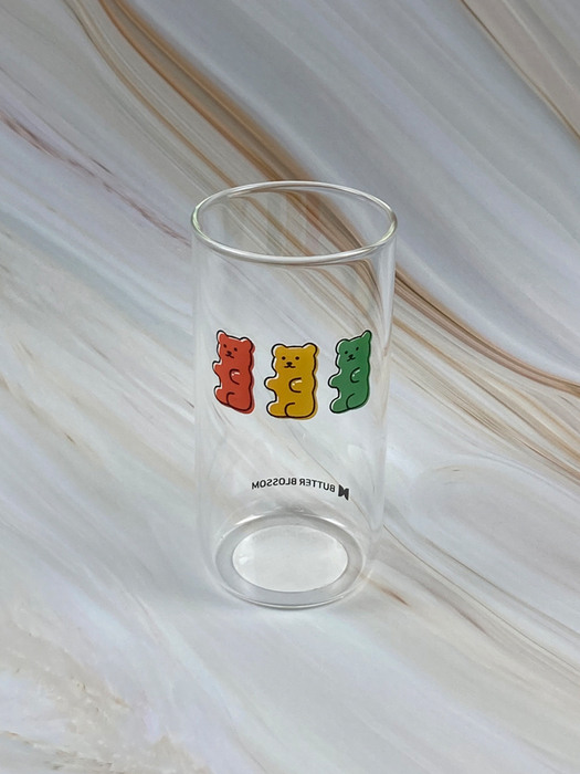 JELLYBEAR GLASS CUP 370ml