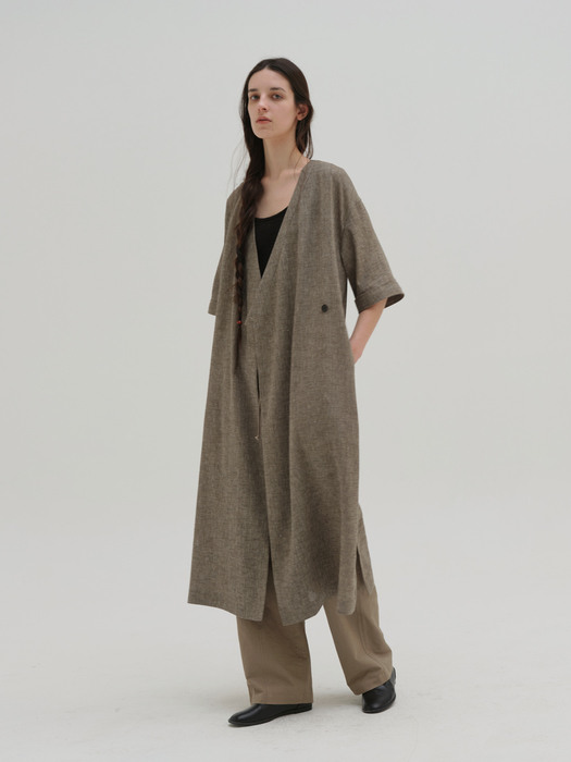 linen robe (multi color)