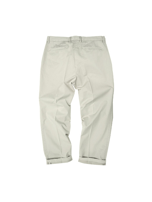 nora cotton wide fit pants - l.beige