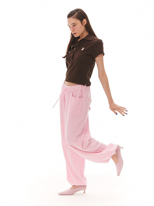 RR TERRY JOGGER PANTS - PINK