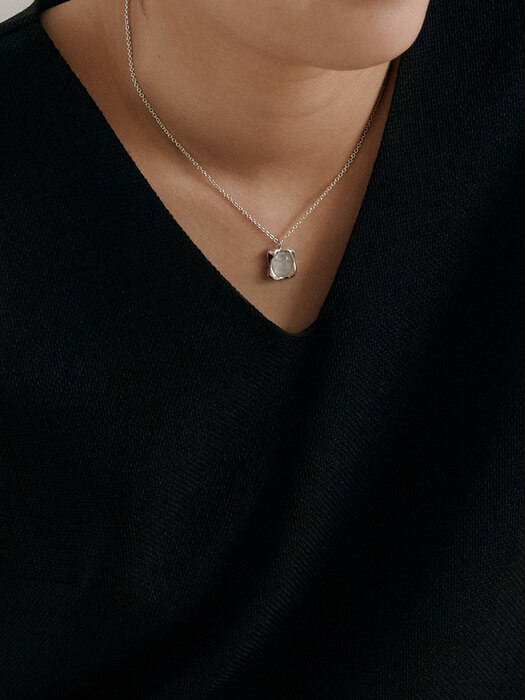 jenny gemstone necklace (3 colors)