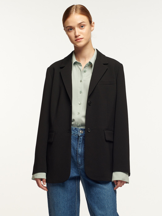 [Drama Signature] Oversized Tailored Blazer_2color