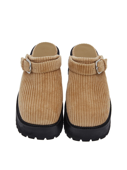 70S CLOGS_cinnamon corduroy